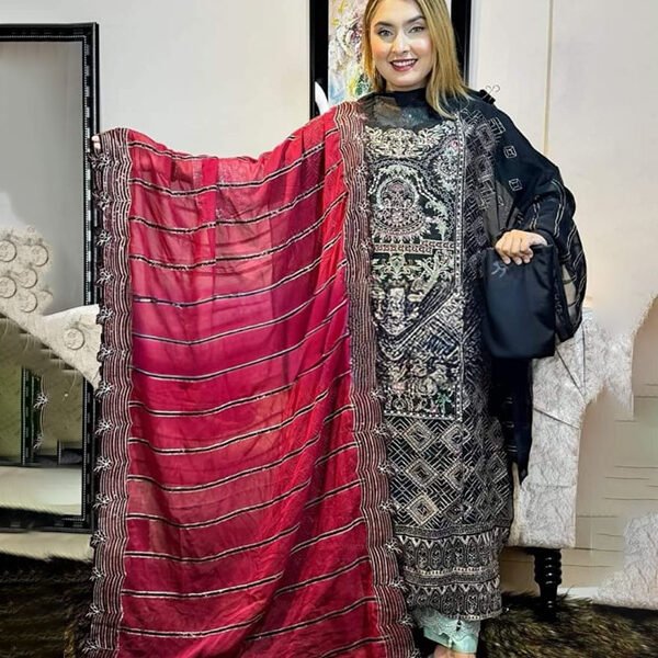 Unstitched Salwar Kameez (2005 Blak)